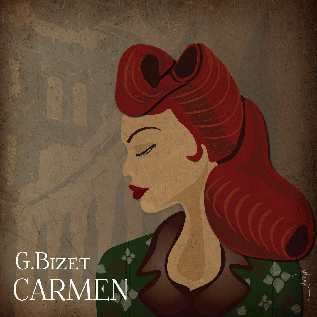 Carmen - Opera Poster